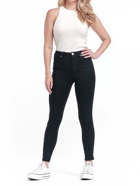 1822 Denim Women's Soft as Butter Ankle Skinny in Black Size 12